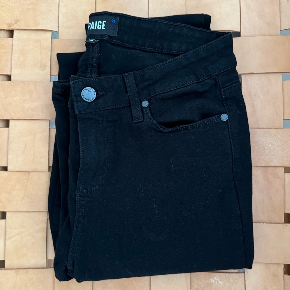 PAIGE Leggy Extra Long Ultra Skinny - Black Shadow